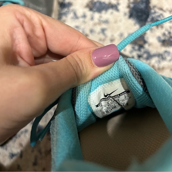 Nike Dart X PolySorb Gray & Blue Tennis Shoes Size 8 - Picture 13 of 13